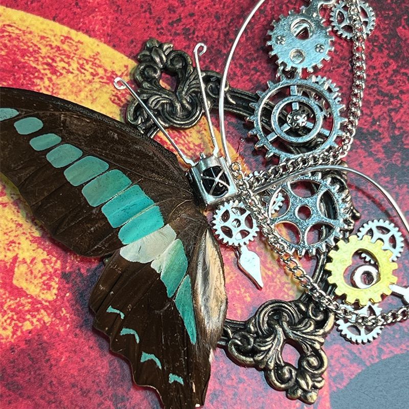 Art Craft In Paper - Steampunk Butterfly Frame DIY Kit Real