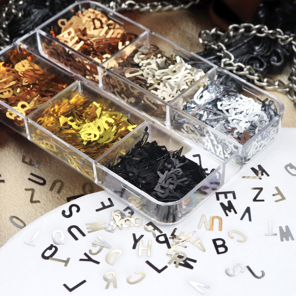 6-Grid Box Metallic Alphabet N - Art And Craft Letter Z recension och pris