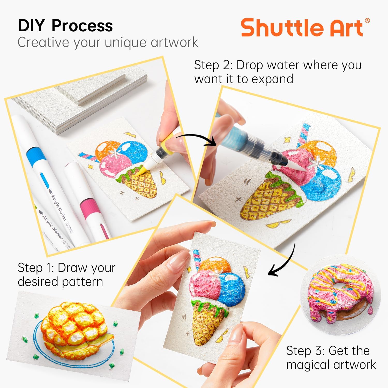3D Puffy Foam Texture Painting - Art Craft Toys recension och pris