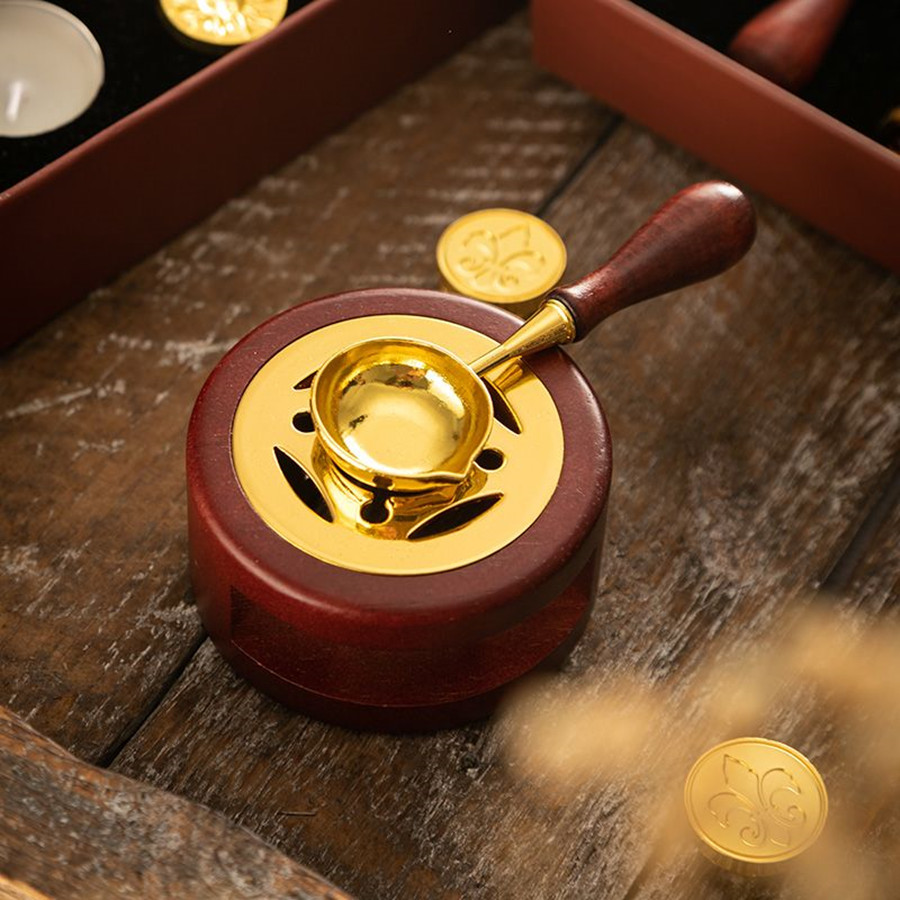 1set Wax Seal Warmer Kit, Wood - Batik Wax Kit recension och pris