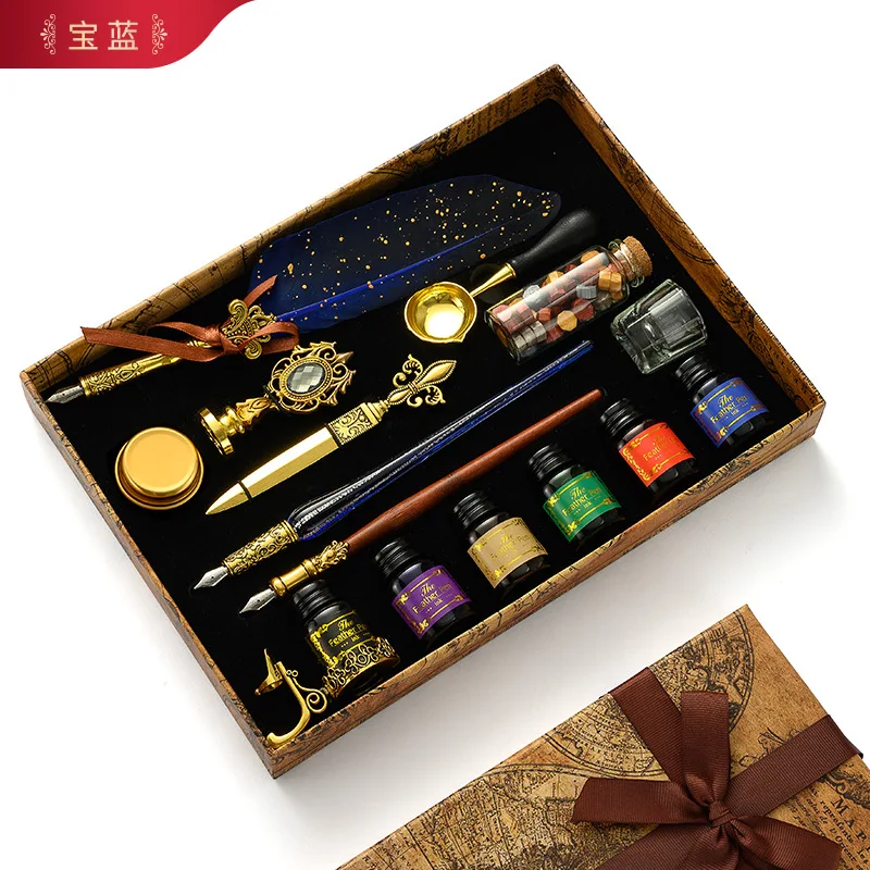 Antique Feather Dip Pen Kit Re - Batik Wax Kit recension och pris