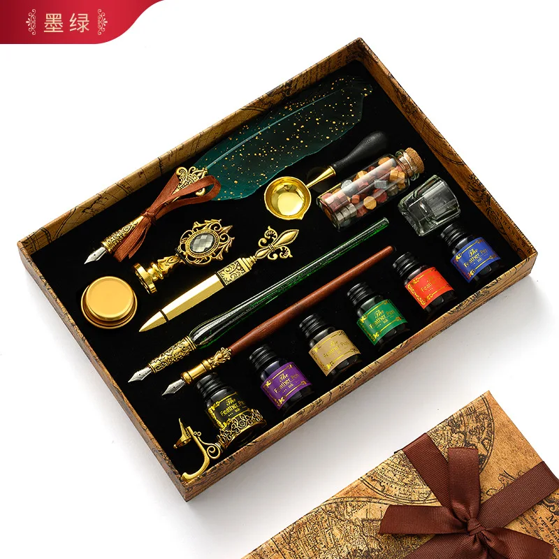 Antique Feather Dip Pen Kit Re - Batik Wax Kit recension och pris