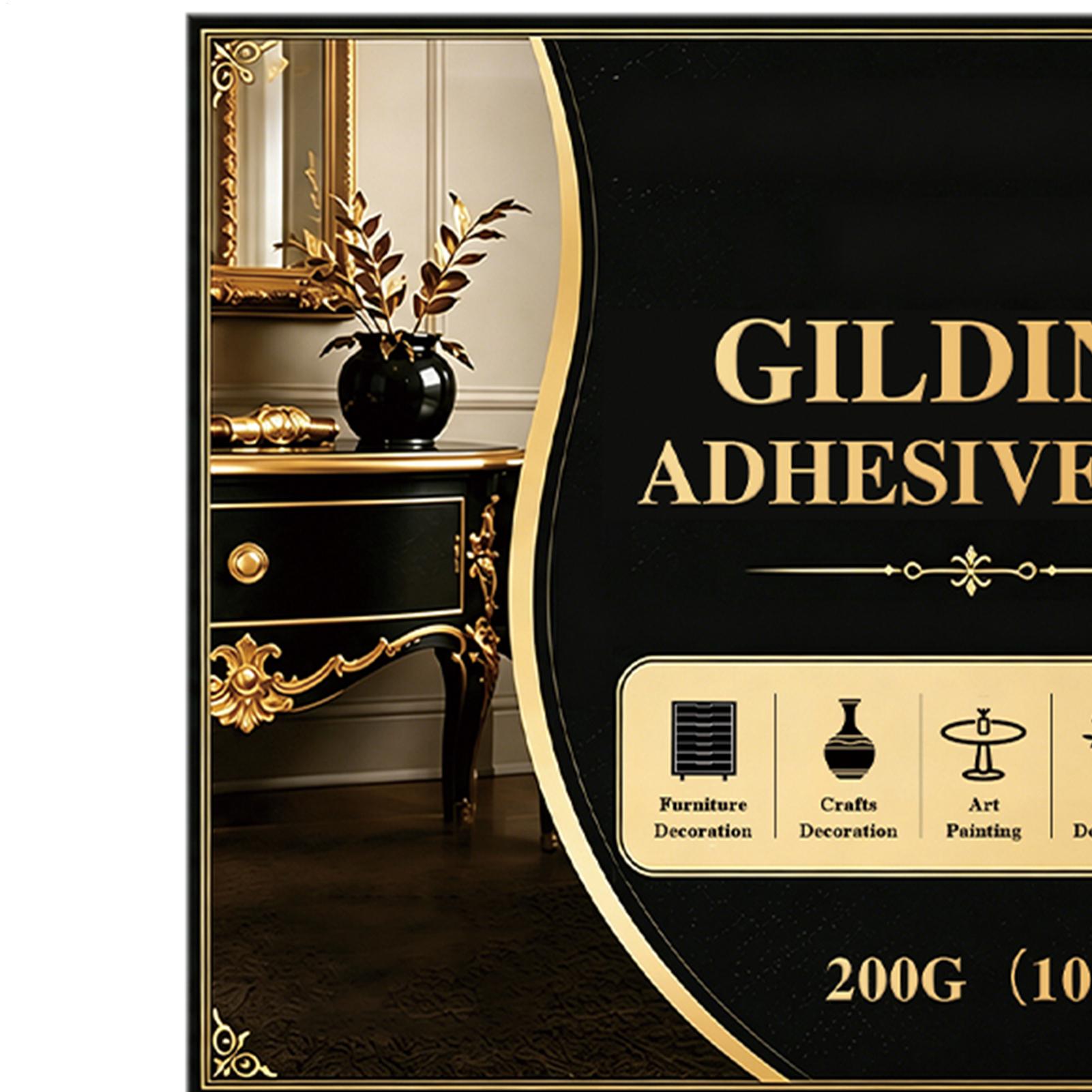 NEW Gilding Adhesive Water-Bas - Art Craft Glue recension och pris