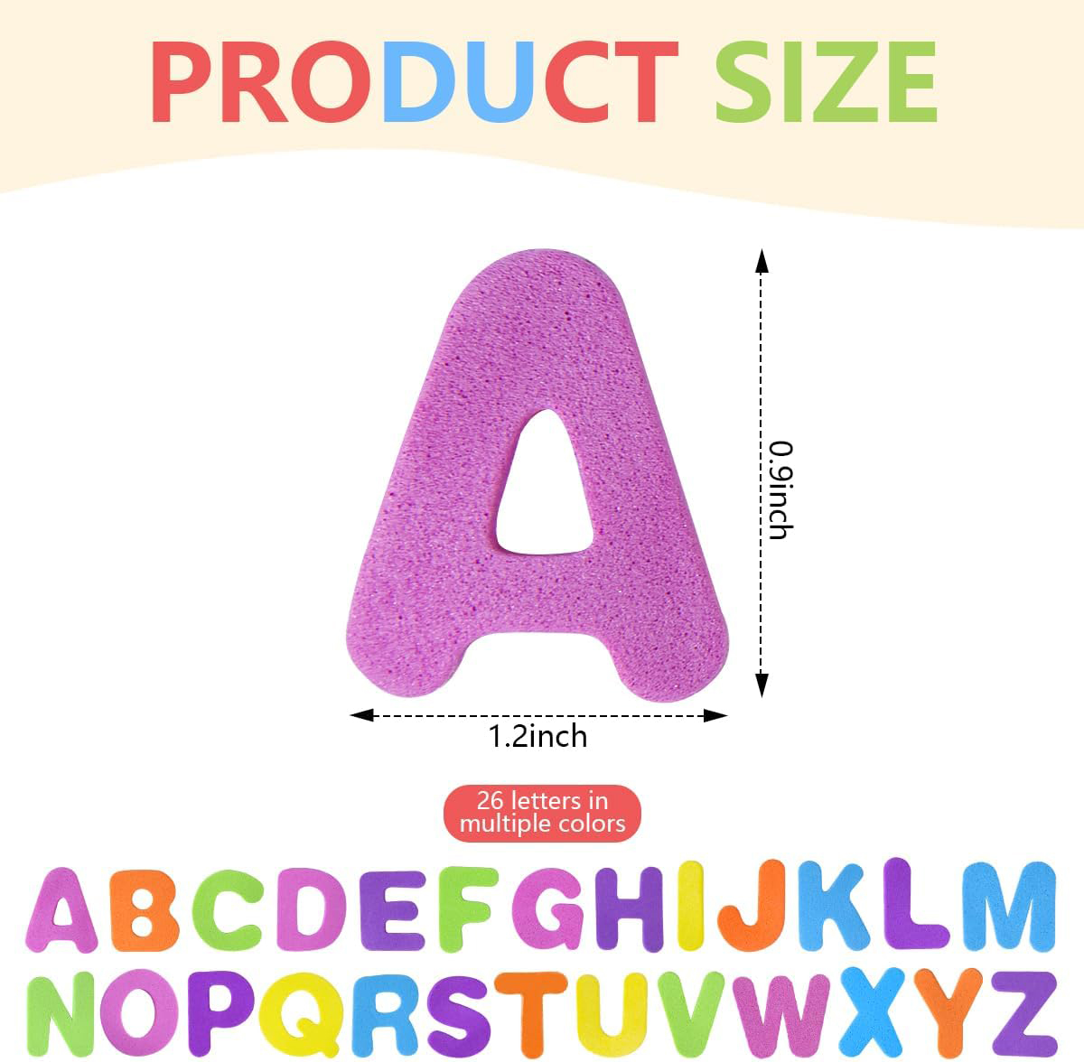 156-468pcs Foam Letter Sticker - Art And Craft Letter Z recension och pris