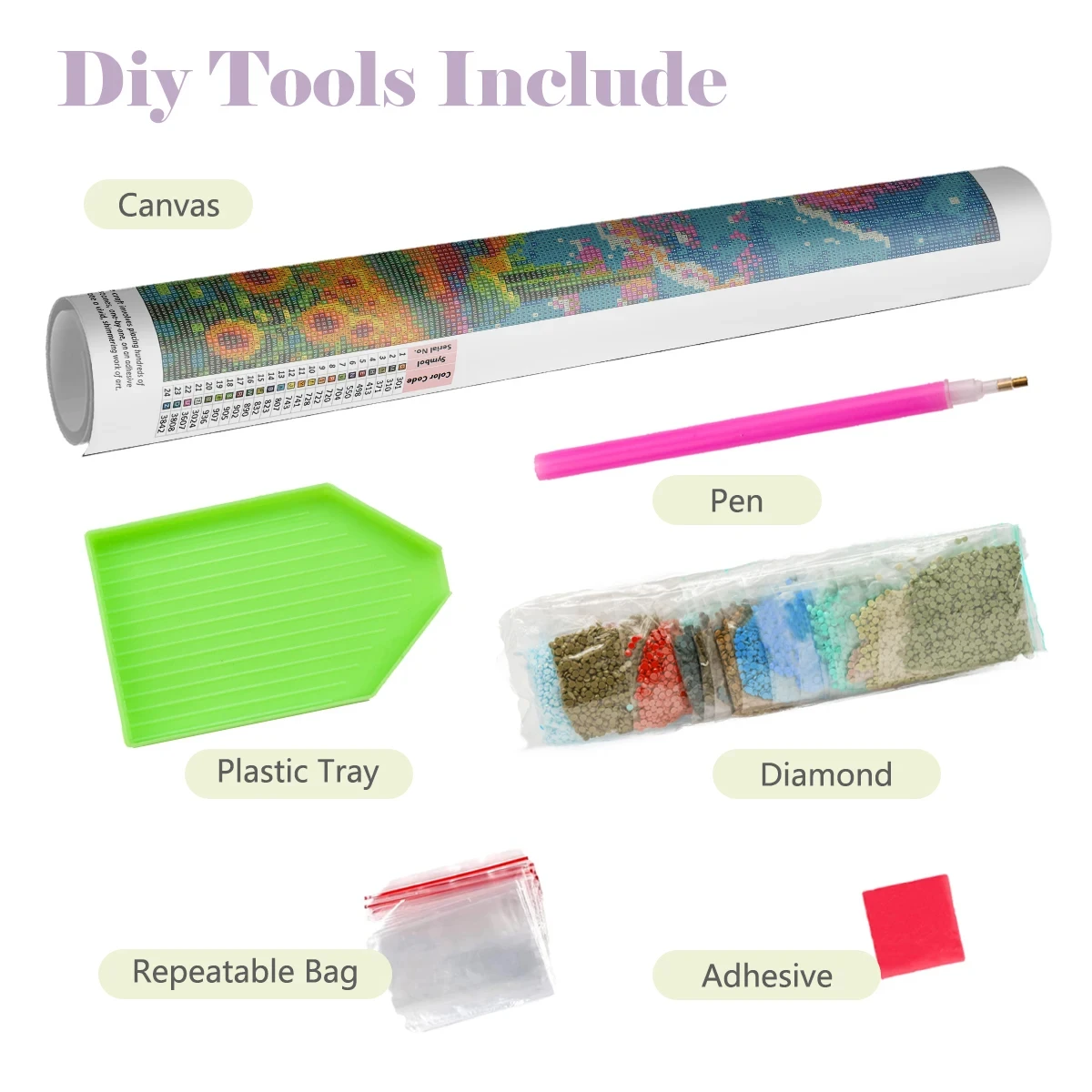5D DIY Diamond Painting Kit No - Art And Craft Jungle recension och pris