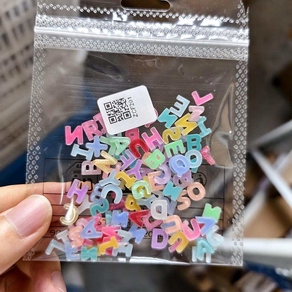 100Pcs 3D Colorful Letter Nail - Art And Craft Letter Z recension och pris