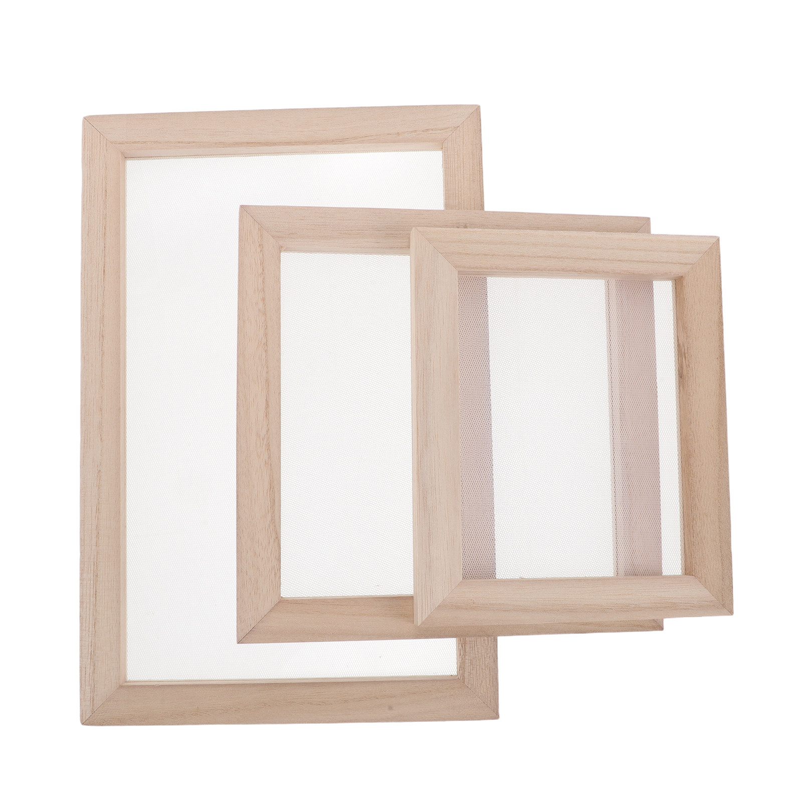3Pcs Wooden Papermaking Frame  - Art Craft In Paper recension och pris
