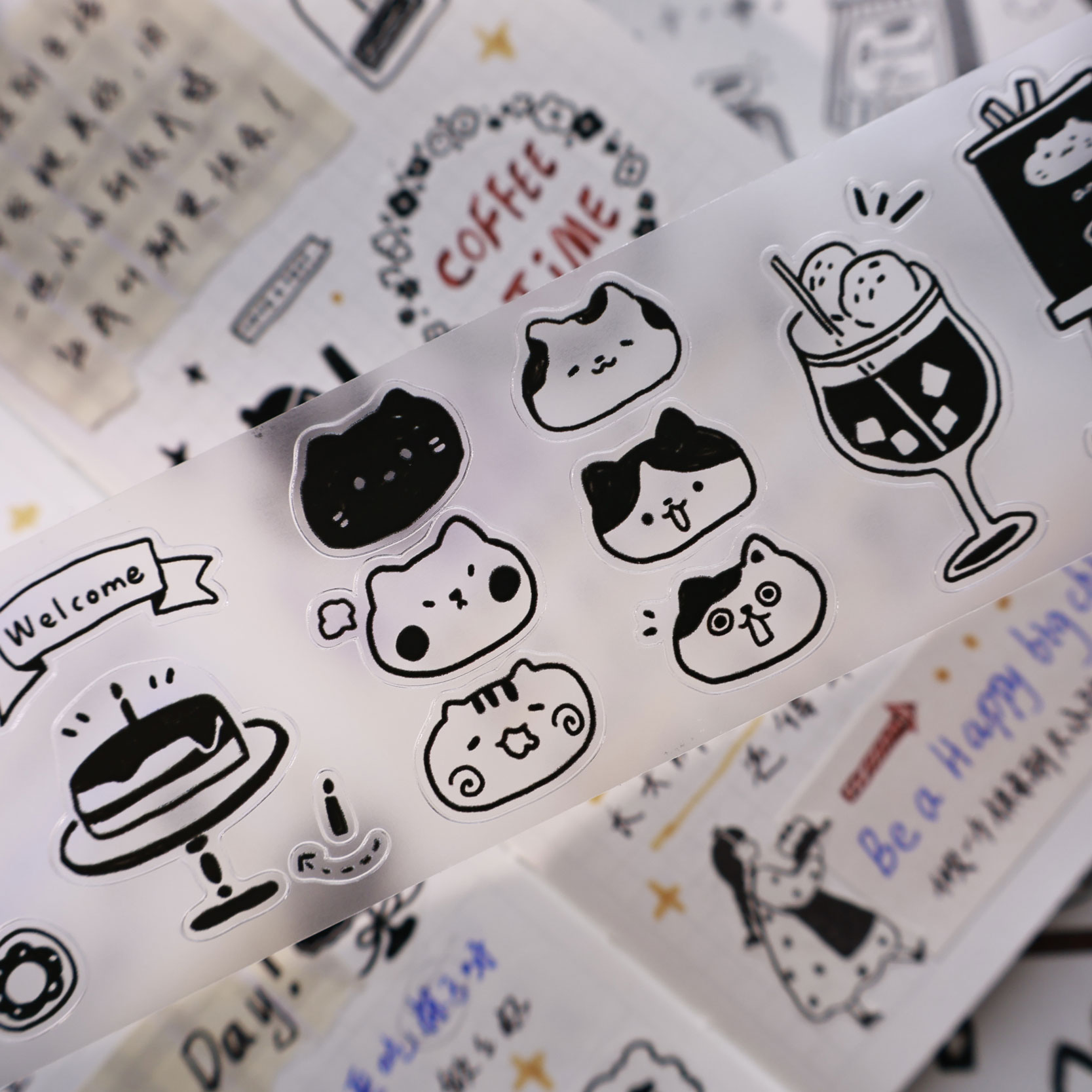 YiEr Studio Vintage Daily Cat' - Washi Tape Rolls recension och pris