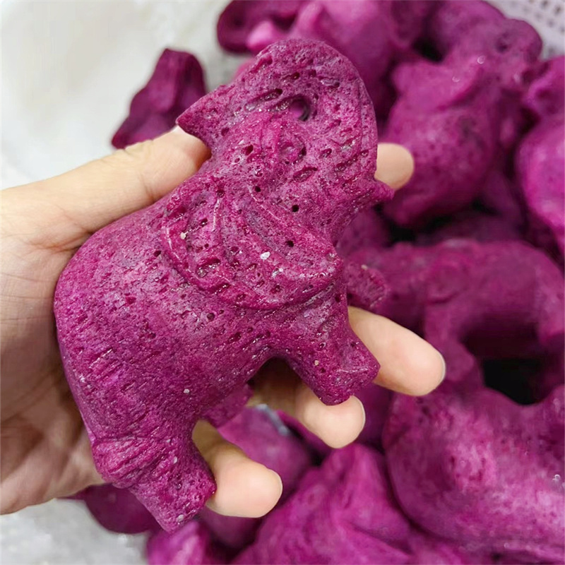 Natural Ruby Elephant Carving  - Art Craft Elephant recension och pris