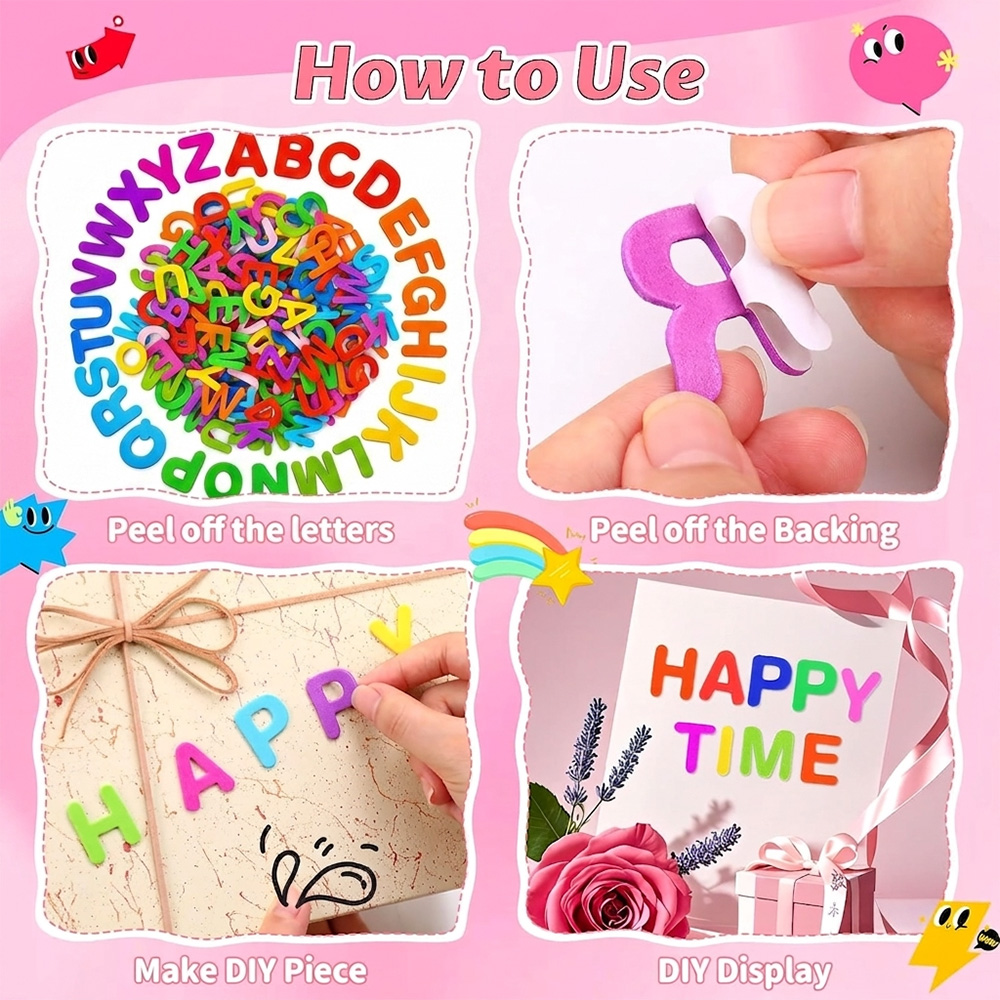 EVA Foam Letter Stickers Self  - Art And Craft Letter Z recension och pris