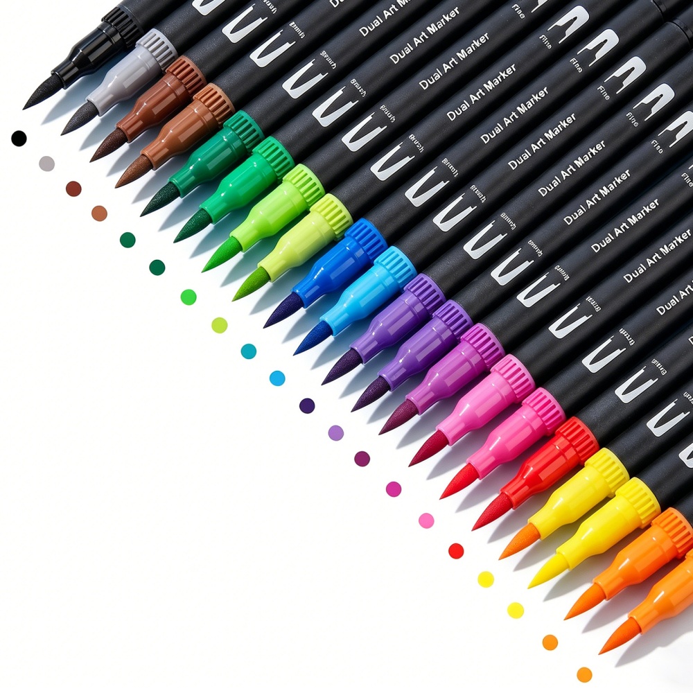 1 Set Water-Based Dual Tip Col - Art Craft Journal recension och pris