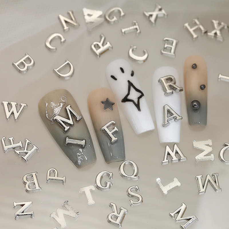 26Pcs 3D Silver Alphabet A-Z E - Art And Craft Letter Z recension och pris