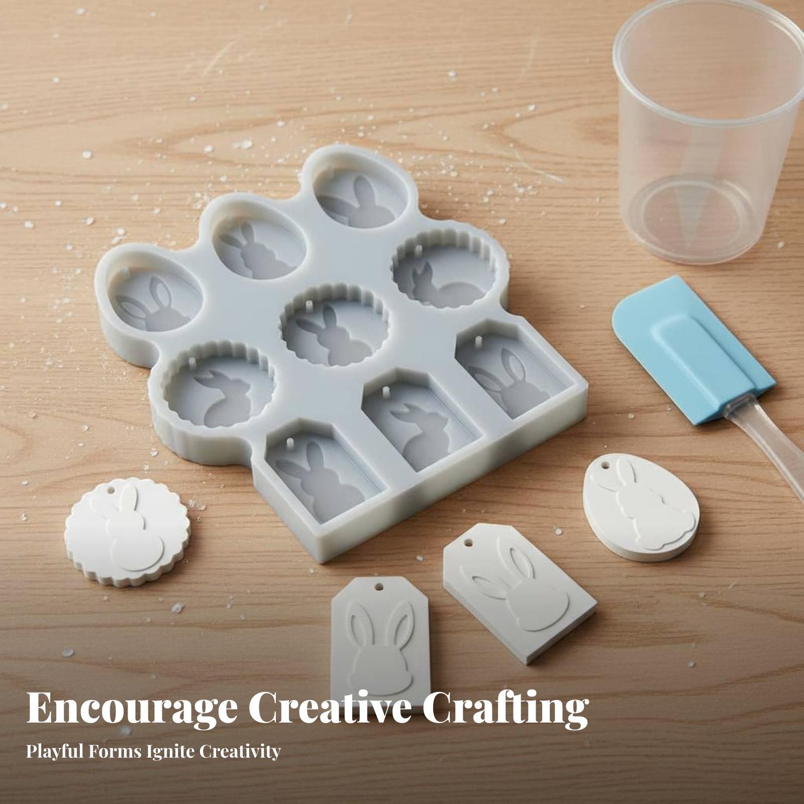 Hare Tag Silicone Casting DIY  - Art Craft Easter recension och pris