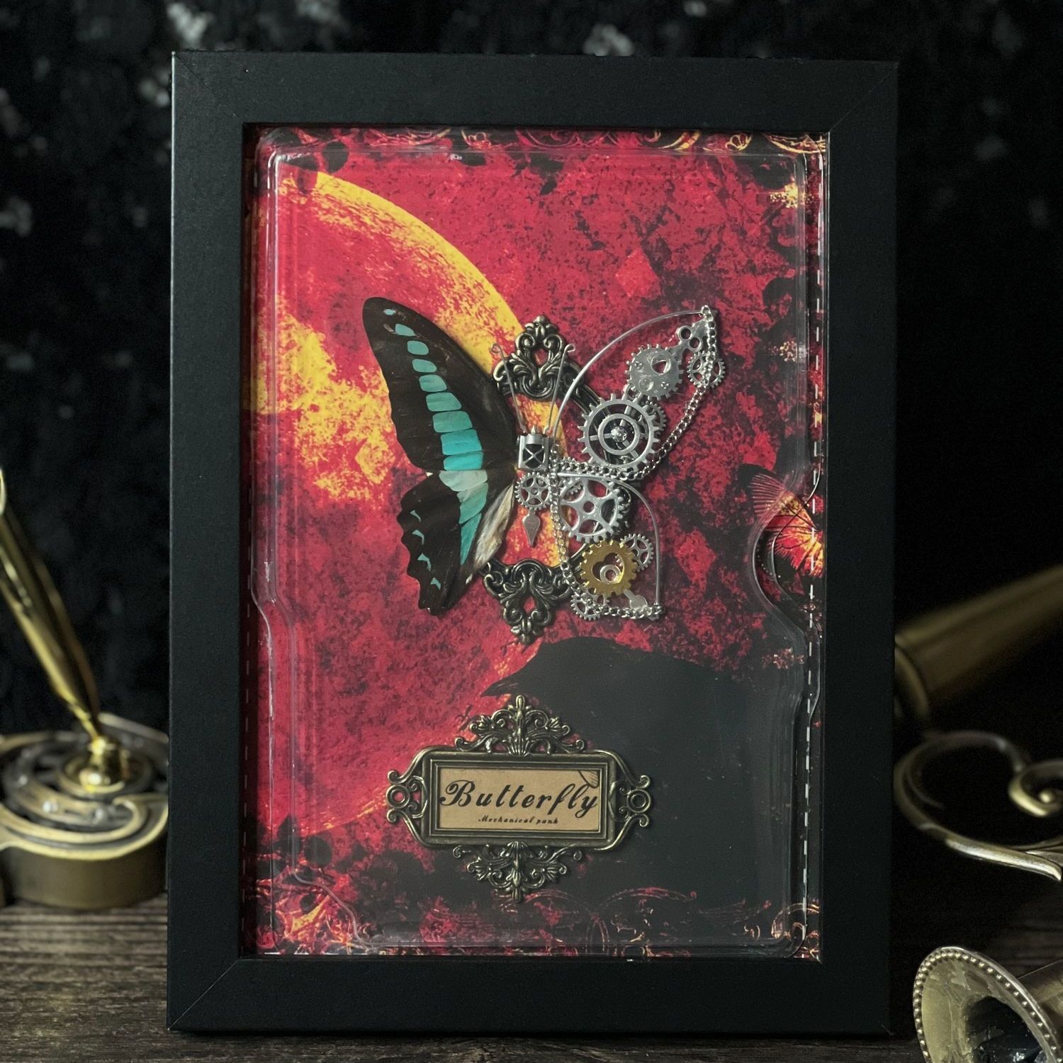 Steampunk Butterfly Frame DIY  - Art Craft In Paper recension och pris