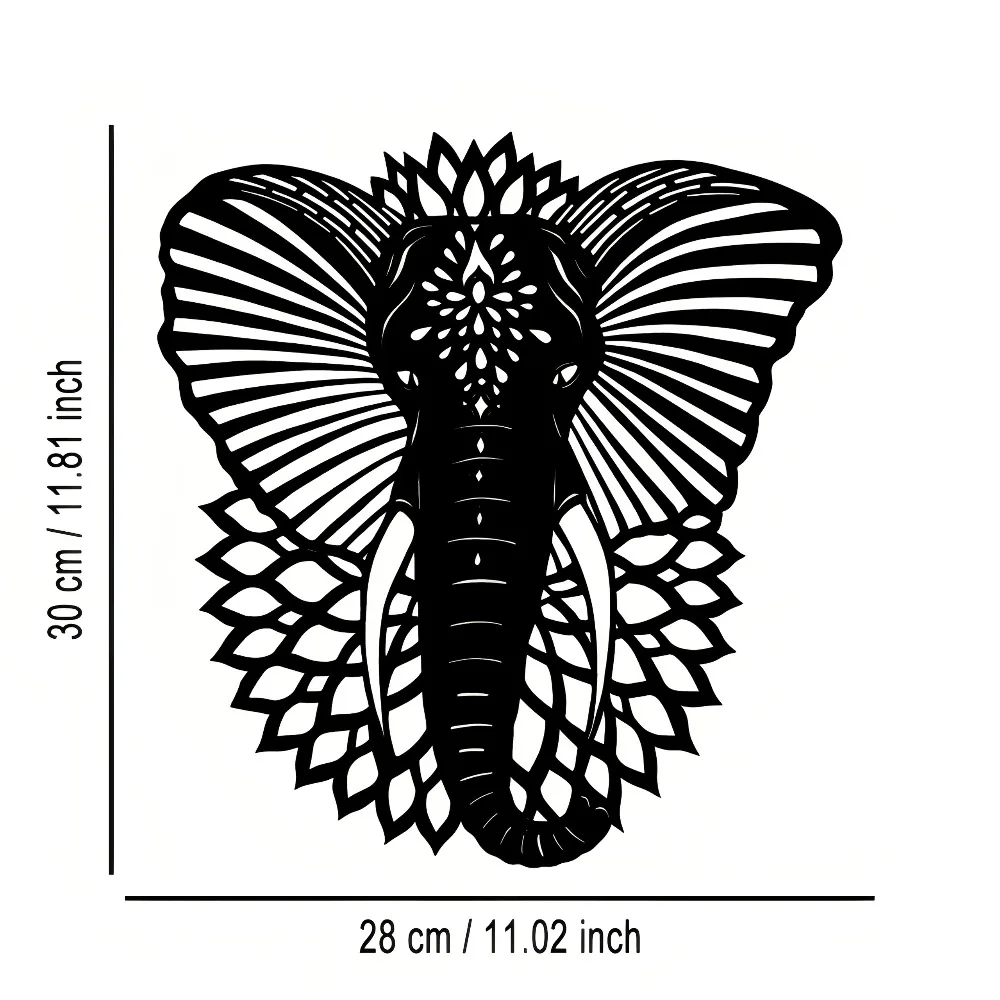 CIFBUY Metal Wall Art Elephant - Art Craft Elephant recension och pris