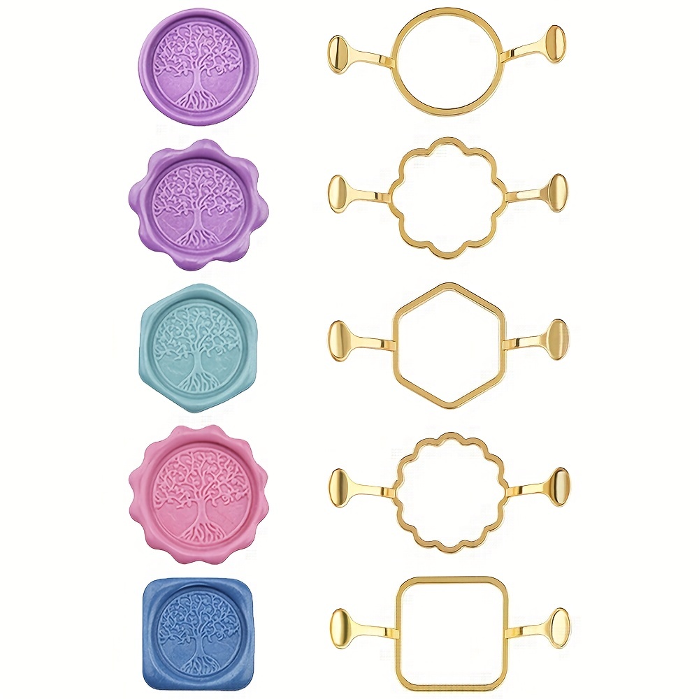 5-Pack Hexagon Square Metal Wa - Batik Wax Kit recension och pris