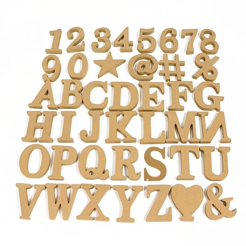 10cm Wood Color Numbers 0-9  L - Art And Craft Letter Z recension och pris