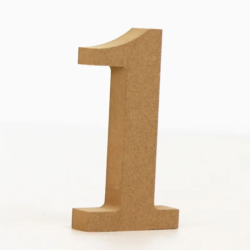 10cm Wood Color Numbers 0-9  L - Art And Craft Letter Z recension och pris