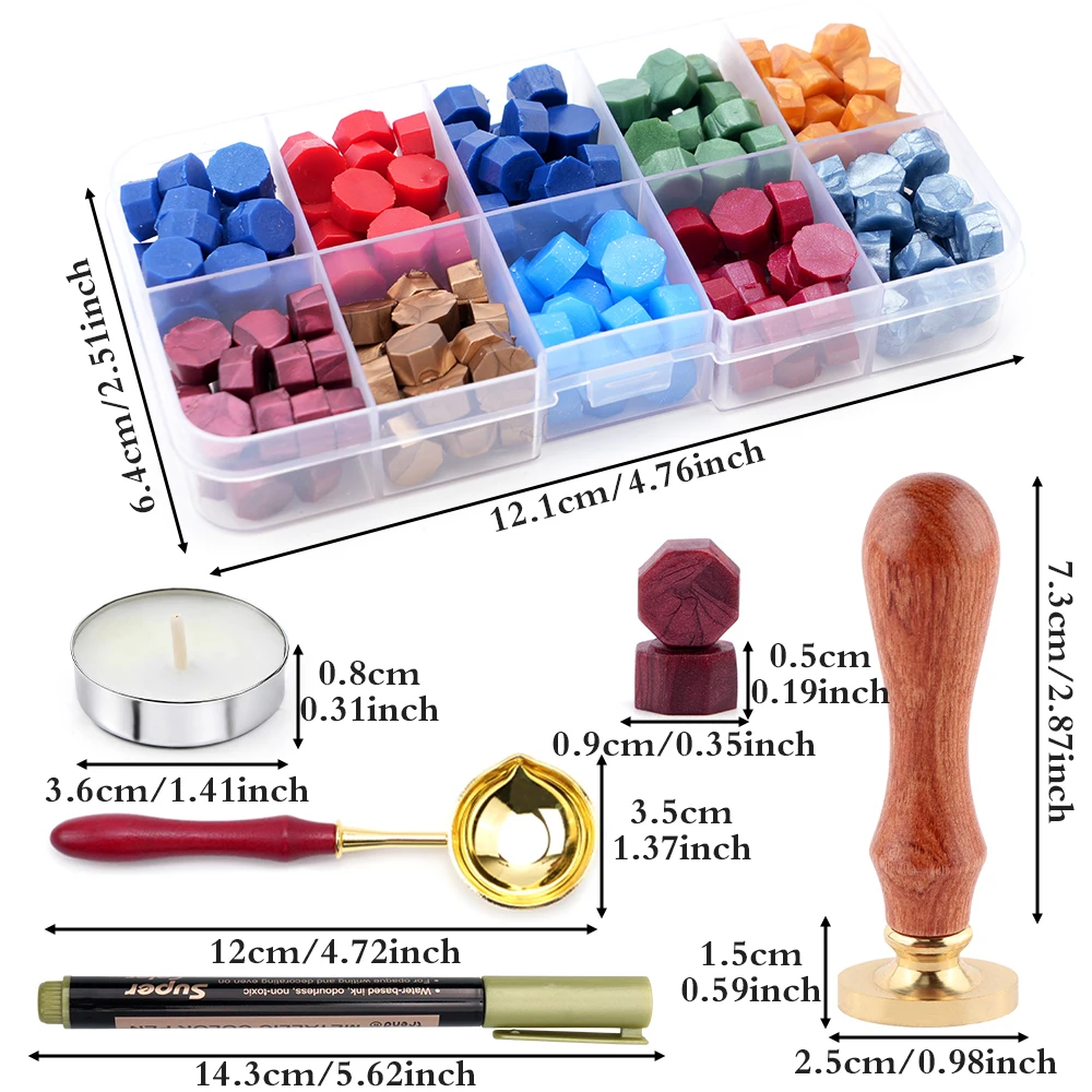 Colorful Sealing Wax Kit Alpha - Batik Wax Kit recension och pris