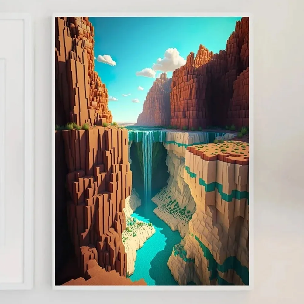 Mine Game Pixel Craft Landscap - Art Craft Game recension och pris