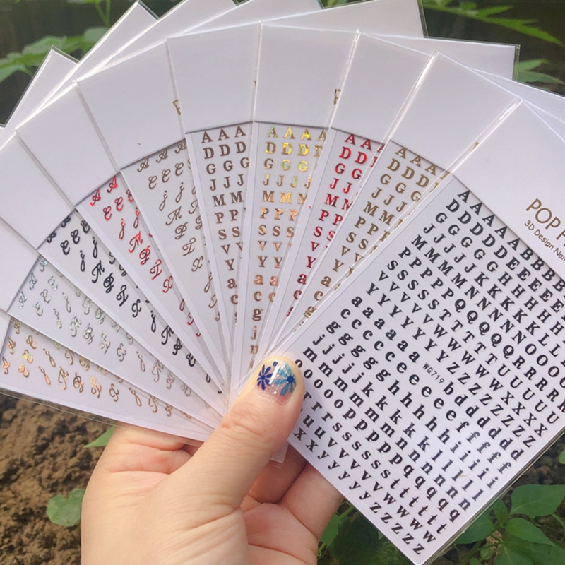 26 Alphabet Stickers Glitter S - Art Craft Letter A recension och pris