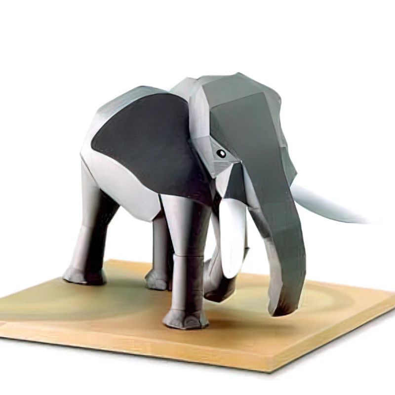 African Elephant Origami Art M - Art Craft Elephant recension och pris