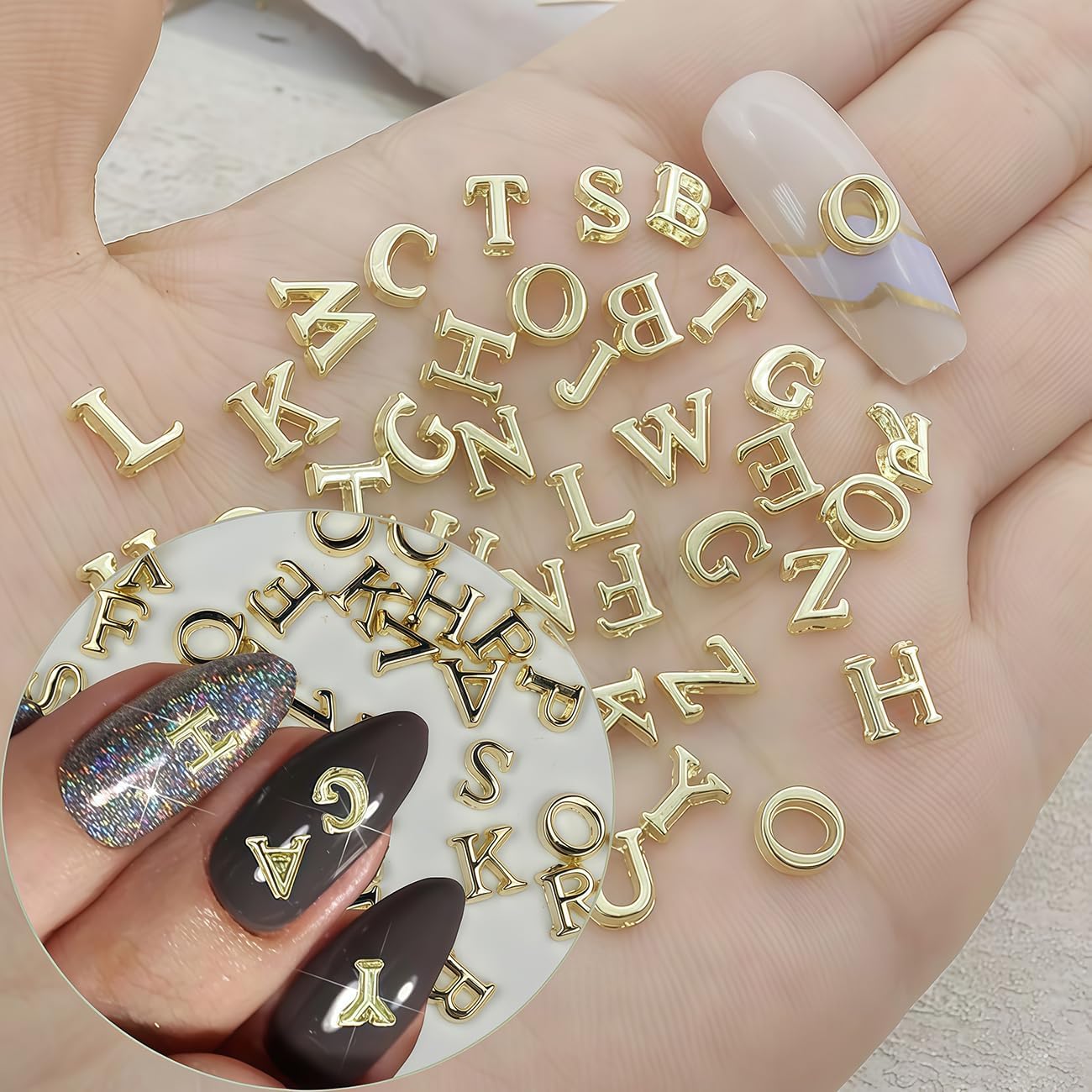 26pcs Gold A-Z Letter Shape Na - Art And Craft Letter Z recension och pris