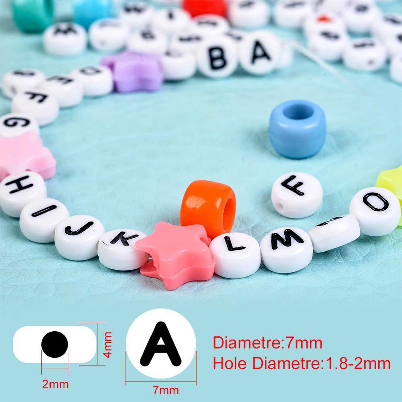 1200Pcs Alphabet Letter Beads  - Art And Craft Letter Z recension och pris