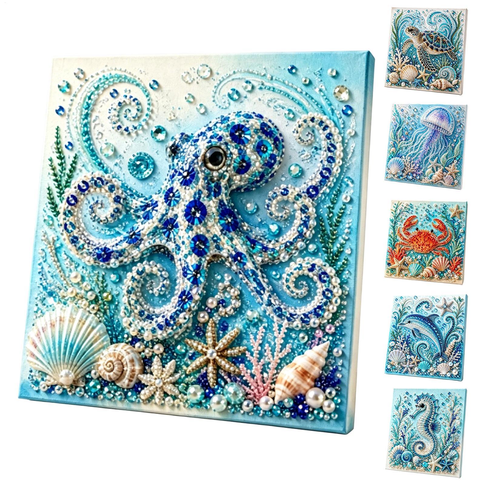 Ocean Themed Pearl Craft DIY K - Art Craft Jellyfish recension och pris