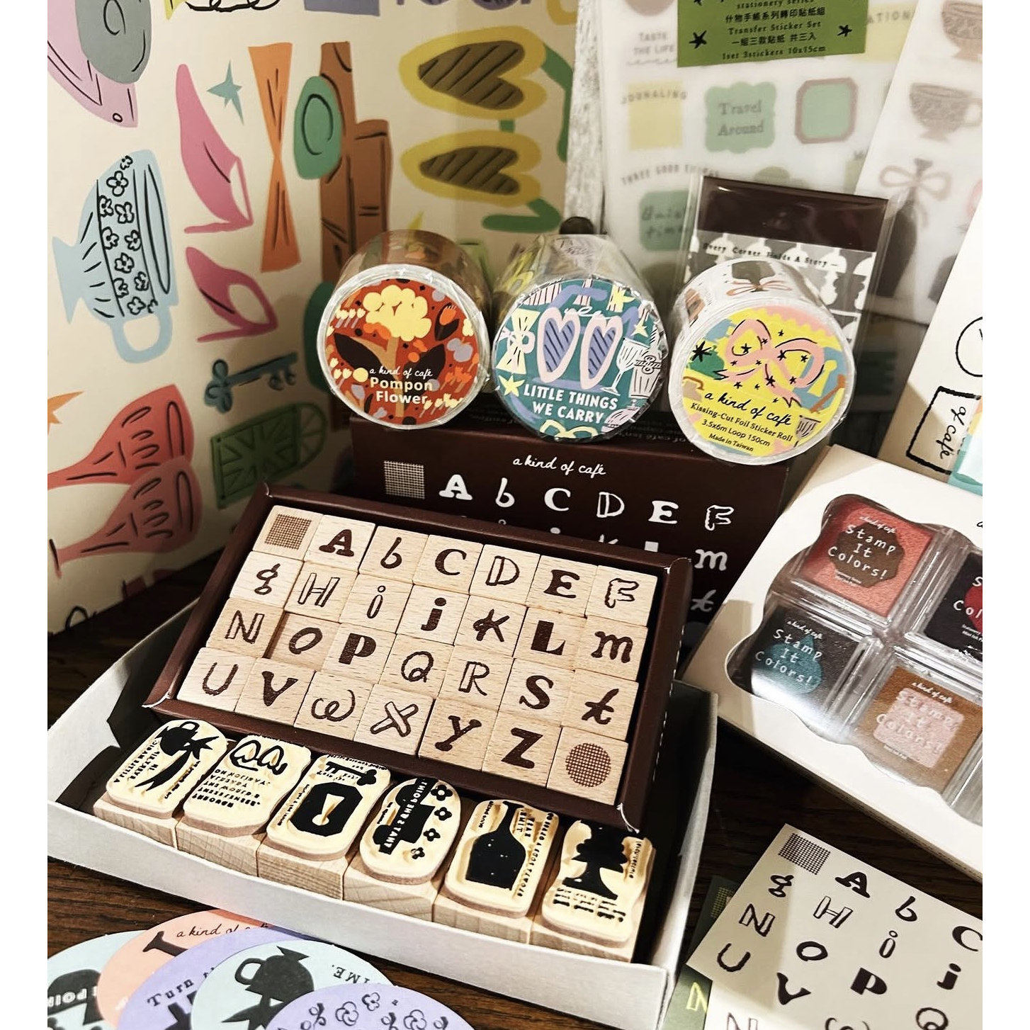 A Kind Of Cafe Studio Vintage  - Washi Tape Rolls recension och pris