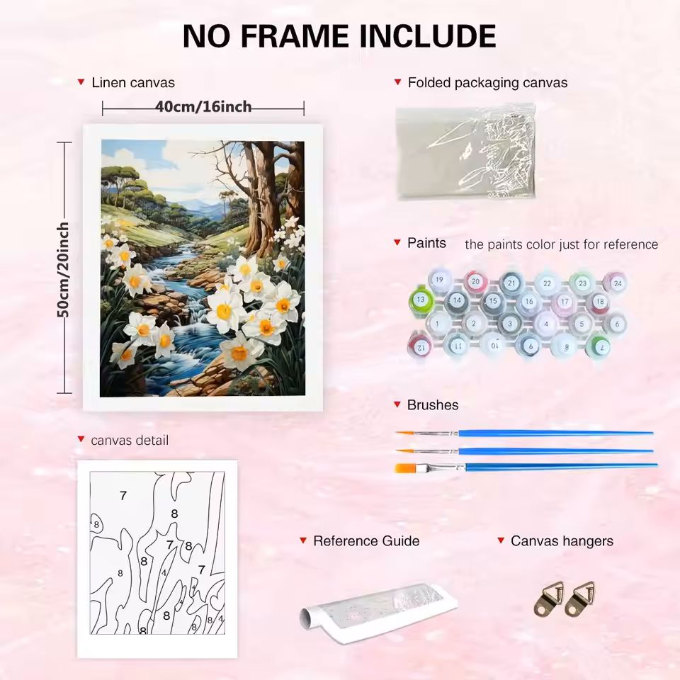 Painting By Numbers Wall Art P - Art Craft Village recension och pris