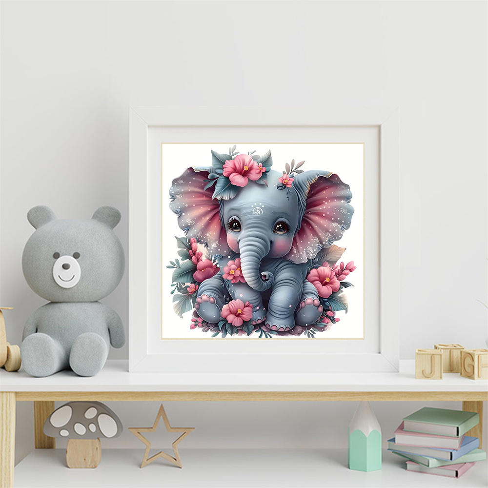 HUACAN Diamond Painting Animal - Art Craft Elephant recension och pris