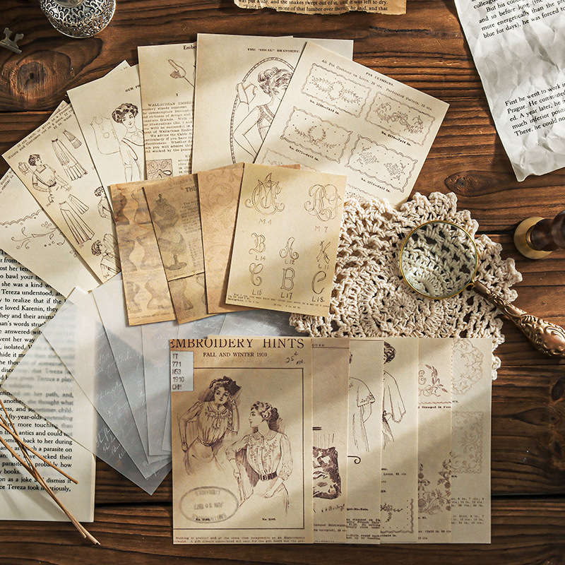 Vintage Scrapbooking Craft Pap - Art Craft Journal recension och pris