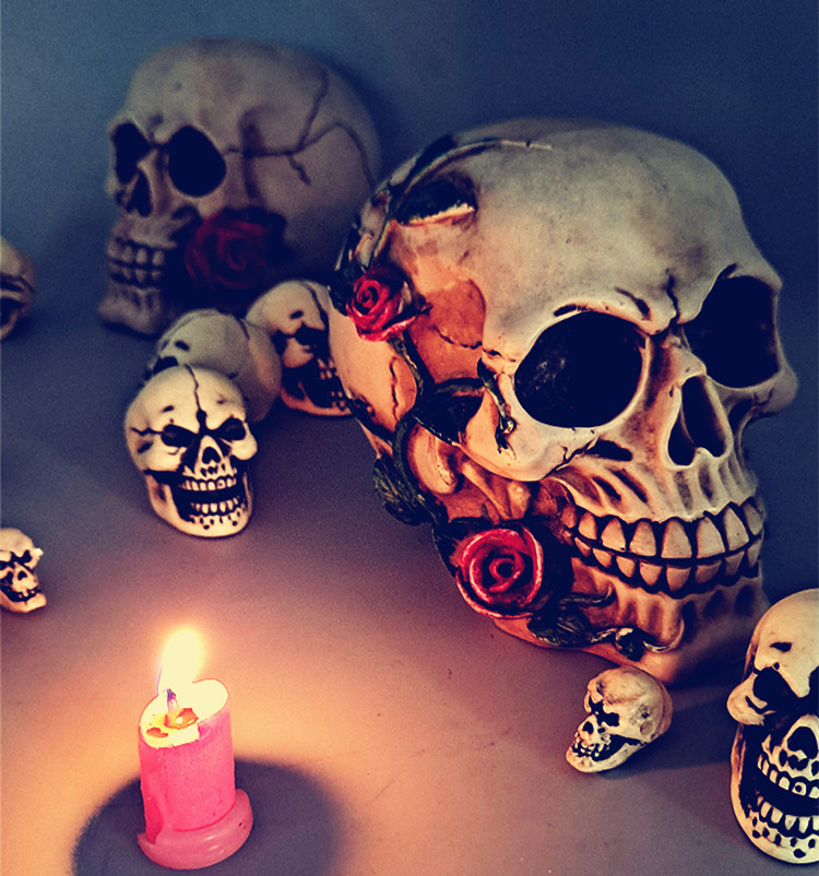Skull silicone mold 3D resin g - Art Craft Glue recension och pris