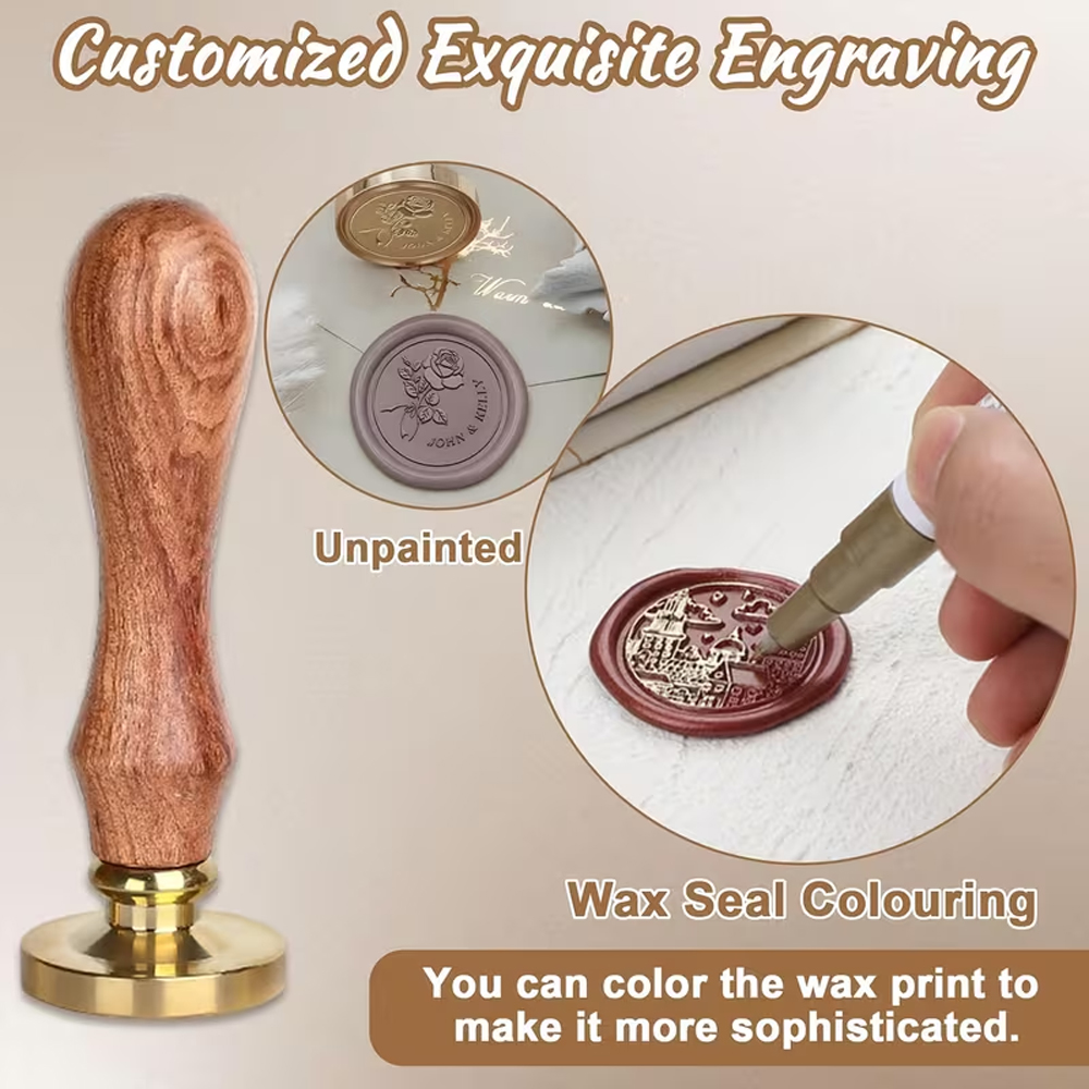 Personalized Wax Sealing Stamp - Batik Wax Kit recension och pris