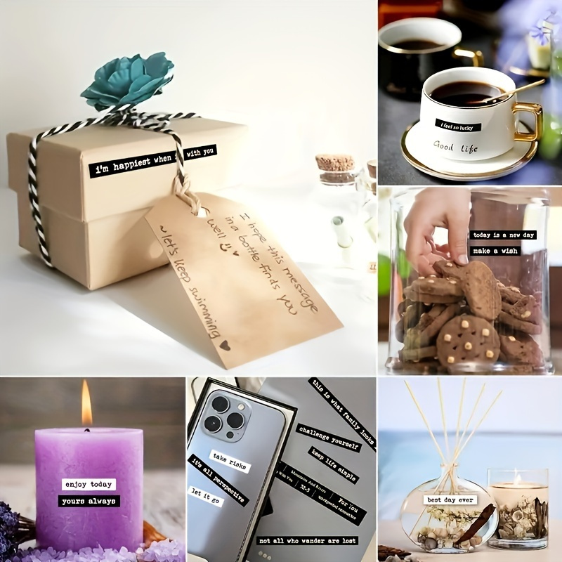 406pcs Inspirational Quote Sti - Art Craft Journal recension och pris