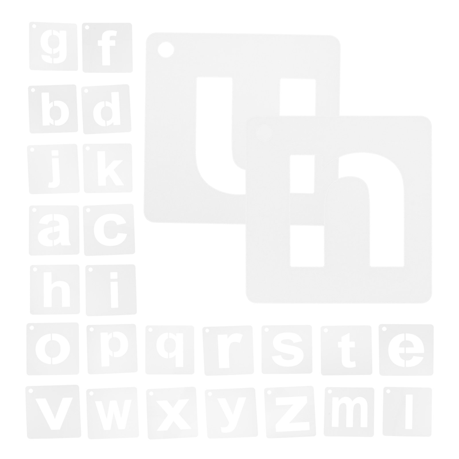 1Set Reusable A-Z Alphabet Ste - Art And Craft Letter Z recension och pris