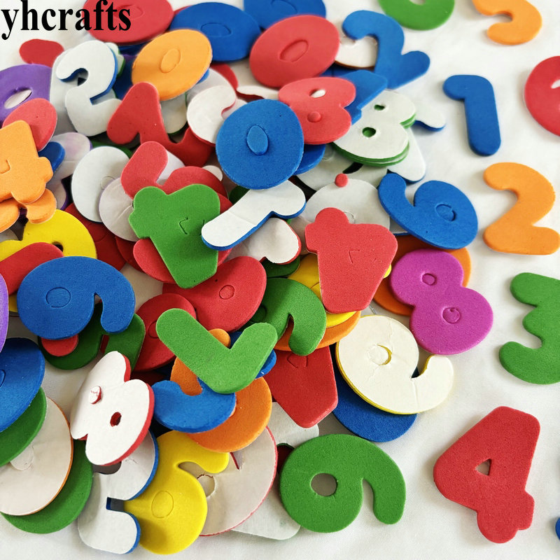 150PCS Mixed color 0-9 number  - Art And Craft Letter Z recension och pris