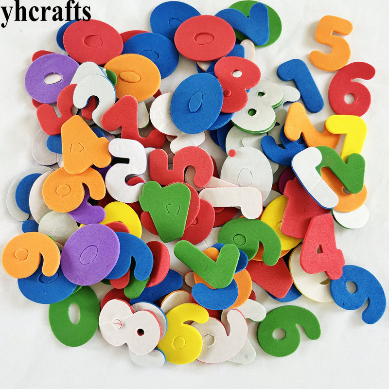 150PCS Mixed color 0-9 number  - Art And Craft Letter Z recension och pris