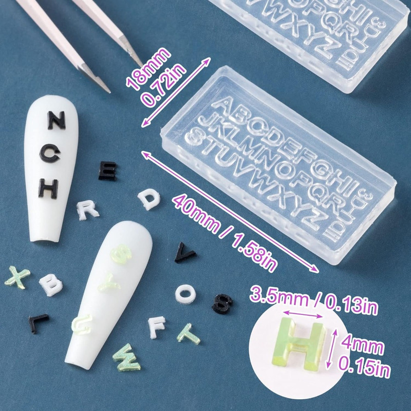 2/4 Sets Transparent Mini A-Z  - Art And Craft Letter Z recension och pris