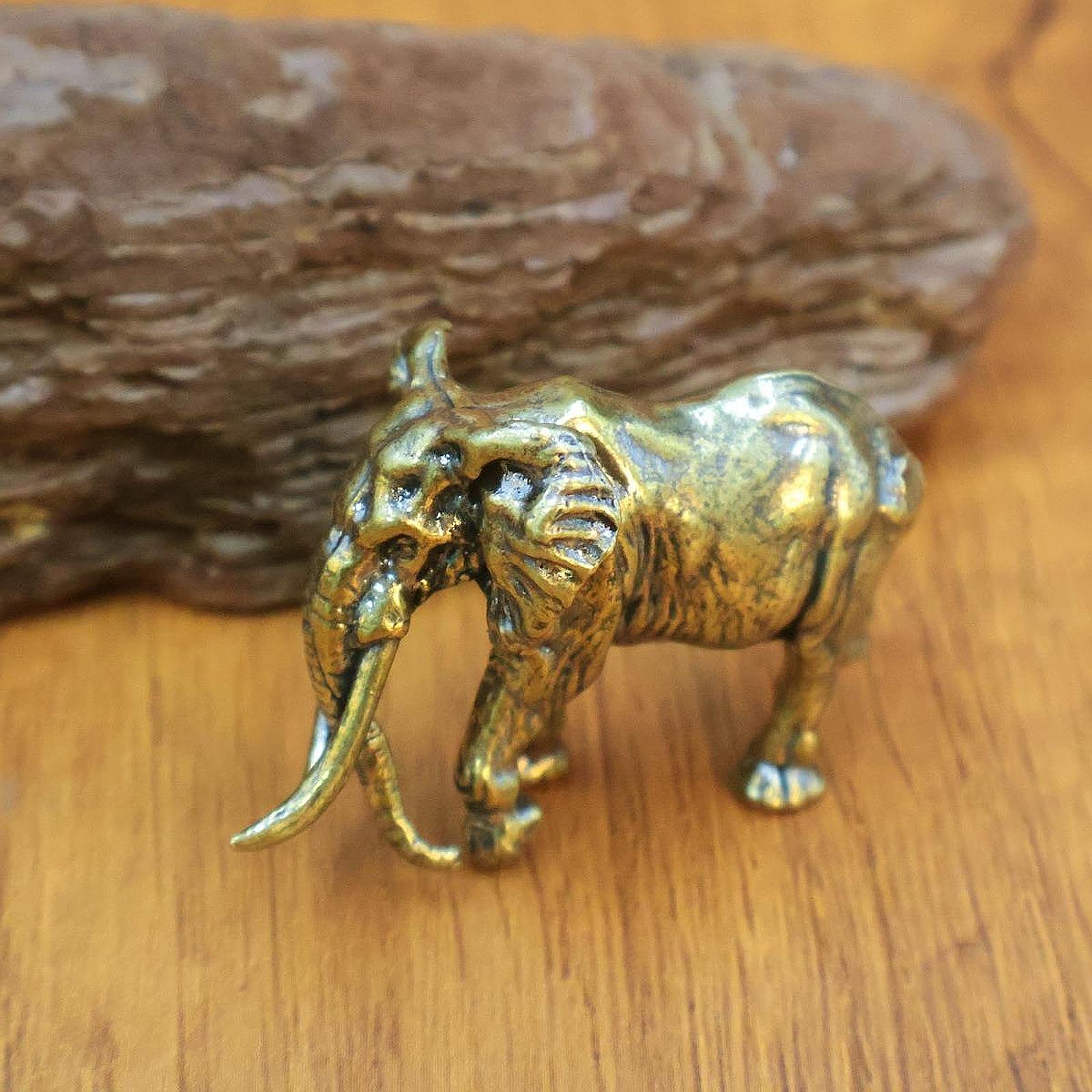 Brass Elephant Ornament Art Cr - Art Craft Elephant recension och pris