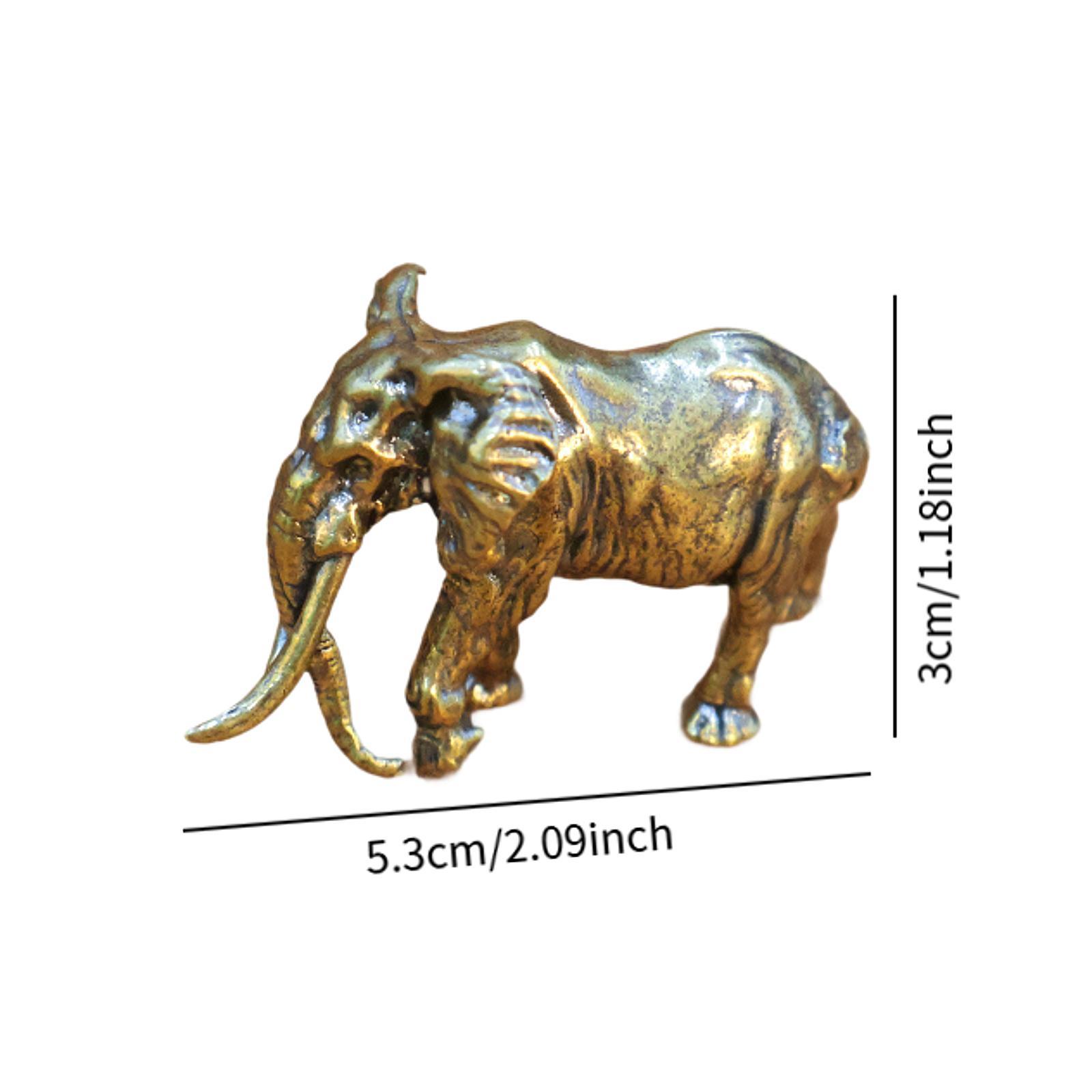 Brass Elephant Ornament Art Cr - Art Craft Elephant recension och pris