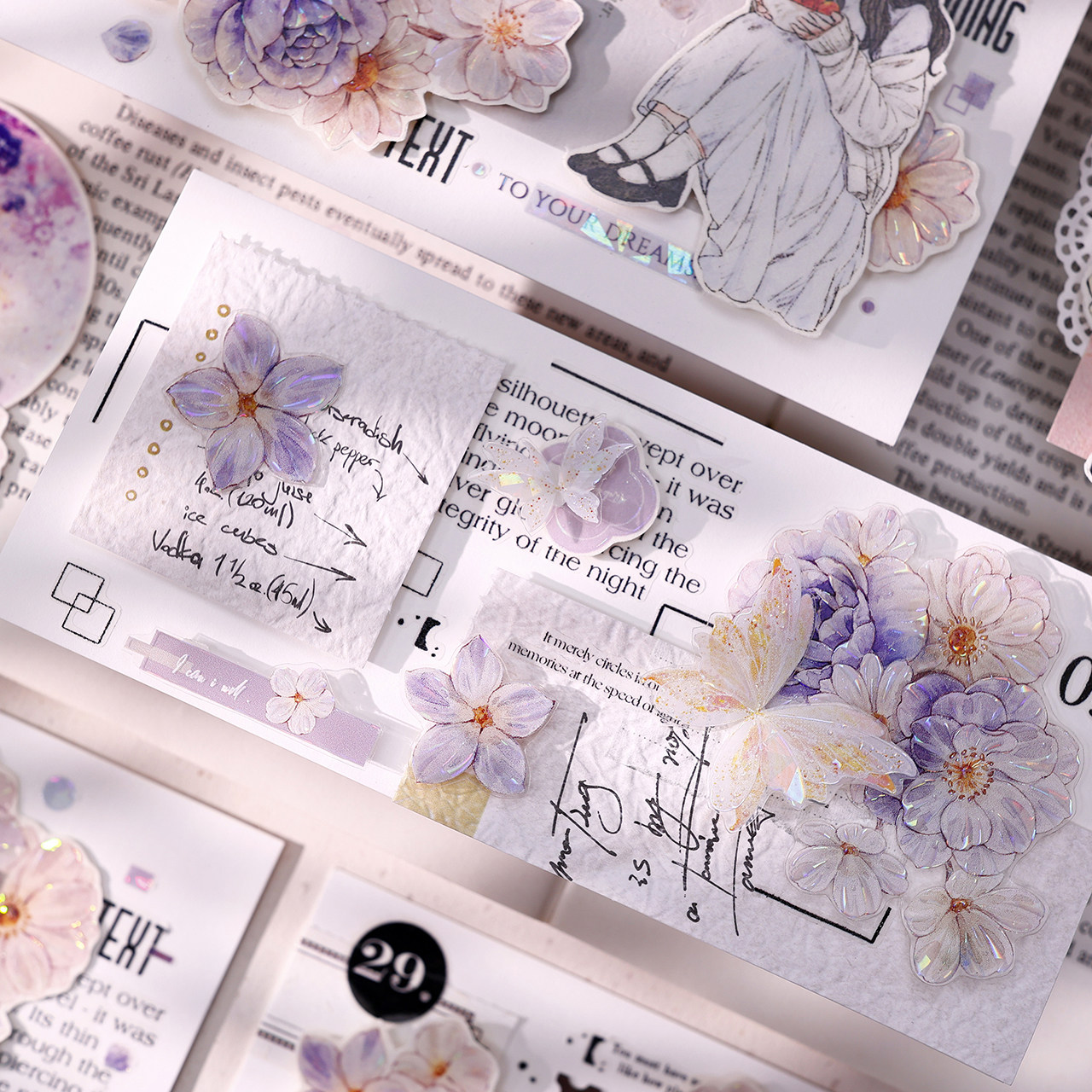 XiaoBaiJia Studio Vintage Pale - Washi Tape Rolls recension och pris