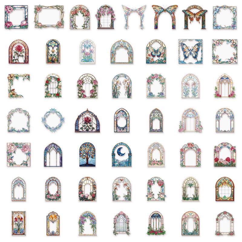 50Pcs Waterproof Vintage Flora - Art Craft Journal recension och pris