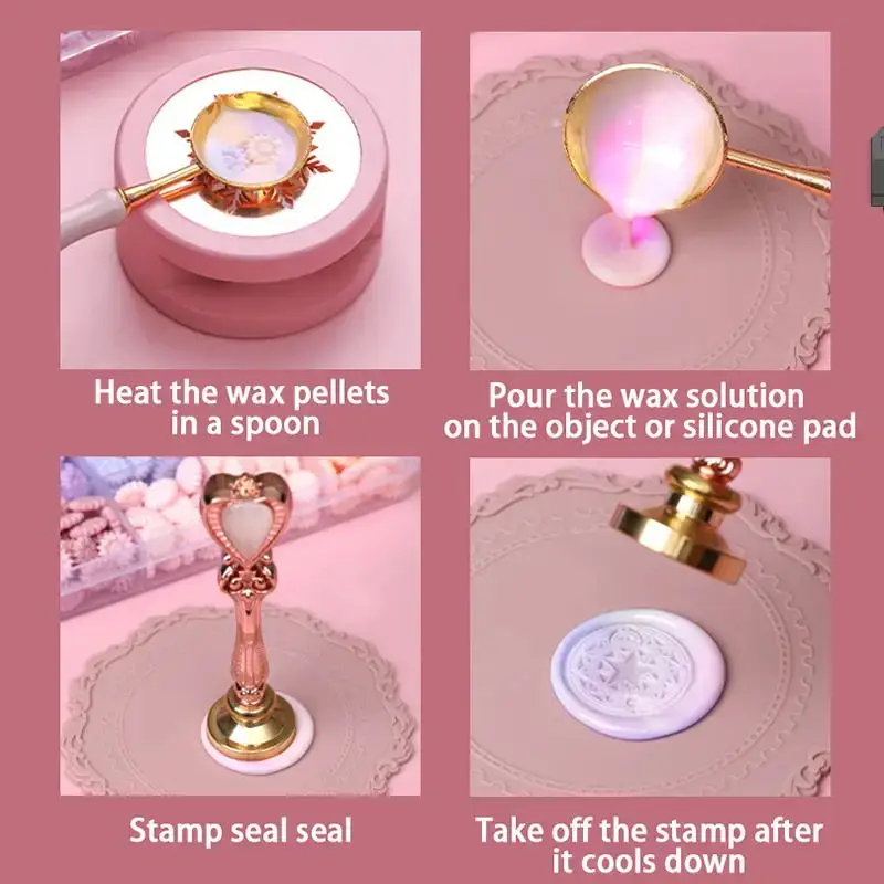 200pcs Tulip Wax Seal Stamp Ki - Batik Wax Kit recension och pris