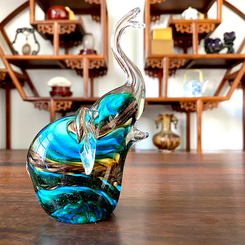 4 Colors Crystal Glass Elephan - Art Craft Elephant recension och pris