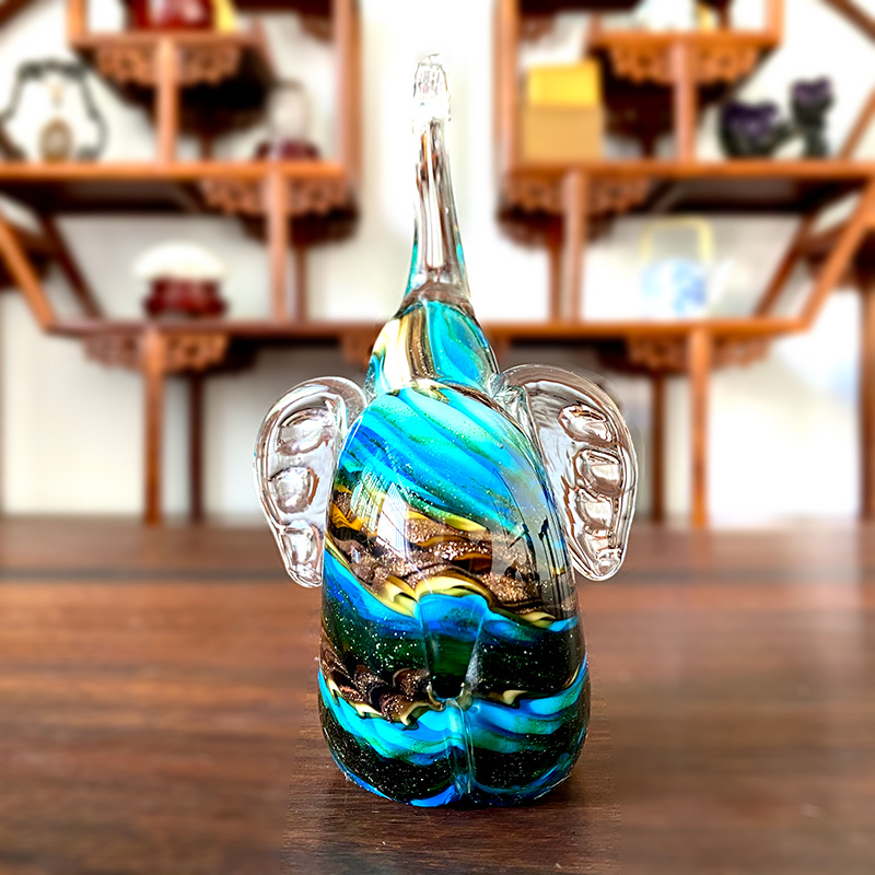 4 Colors Crystal Glass Elephan - Art Craft Elephant recension och pris