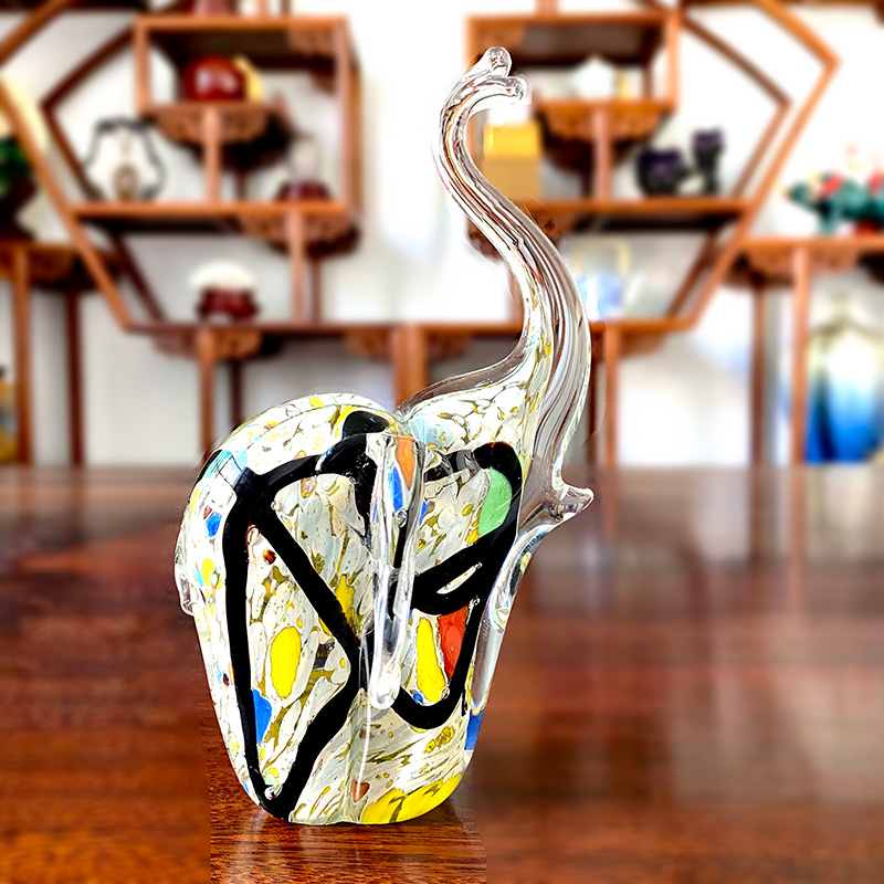 4 Colors Crystal Glass Elephan - Art Craft Elephant recension och pris